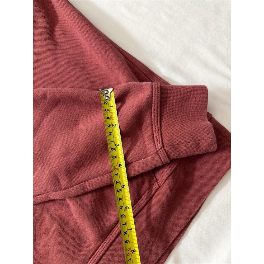 Nike Pullover Hoodie Maroon Red Embroidered Swoosh Cotton Blend Size Large Gym - Picture 10 of 16
